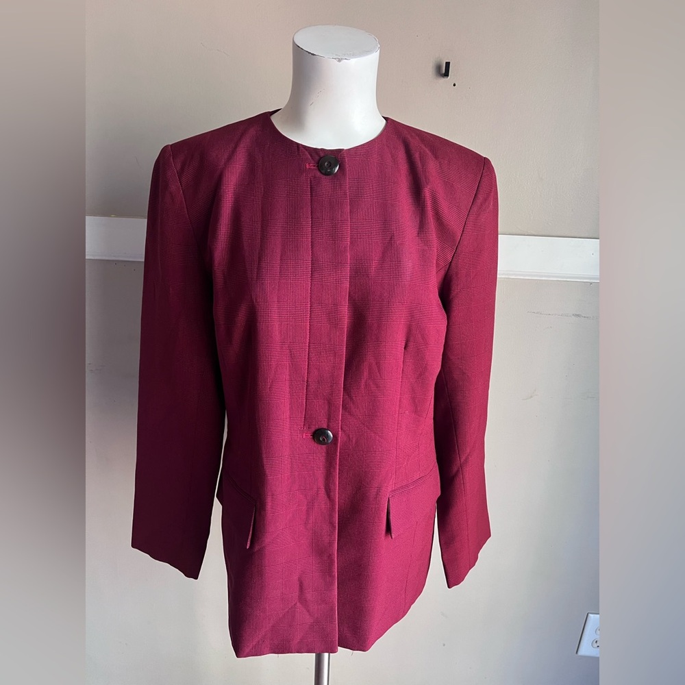 Sag Harbor Deep Red Blazer